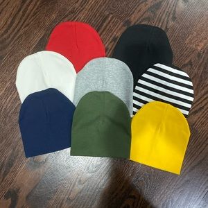 Newborn-3 month basic beanie hats